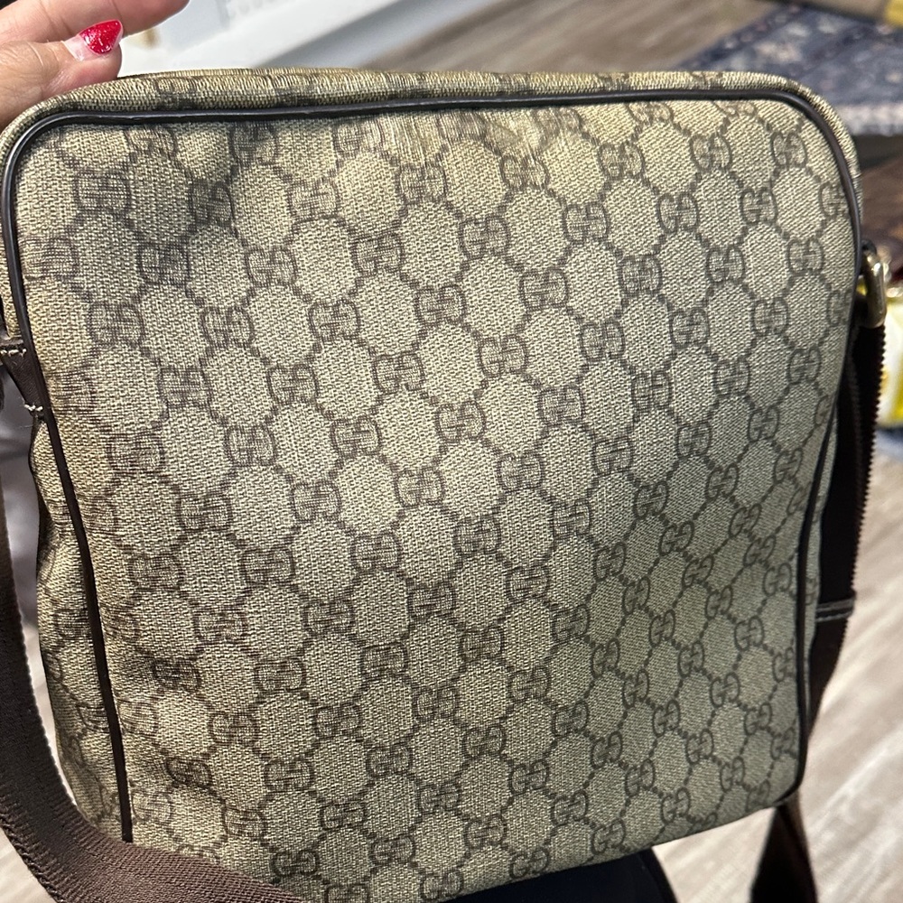 Gucci Tan and Brown Men's Messenger Bag - Picture 4 of 8